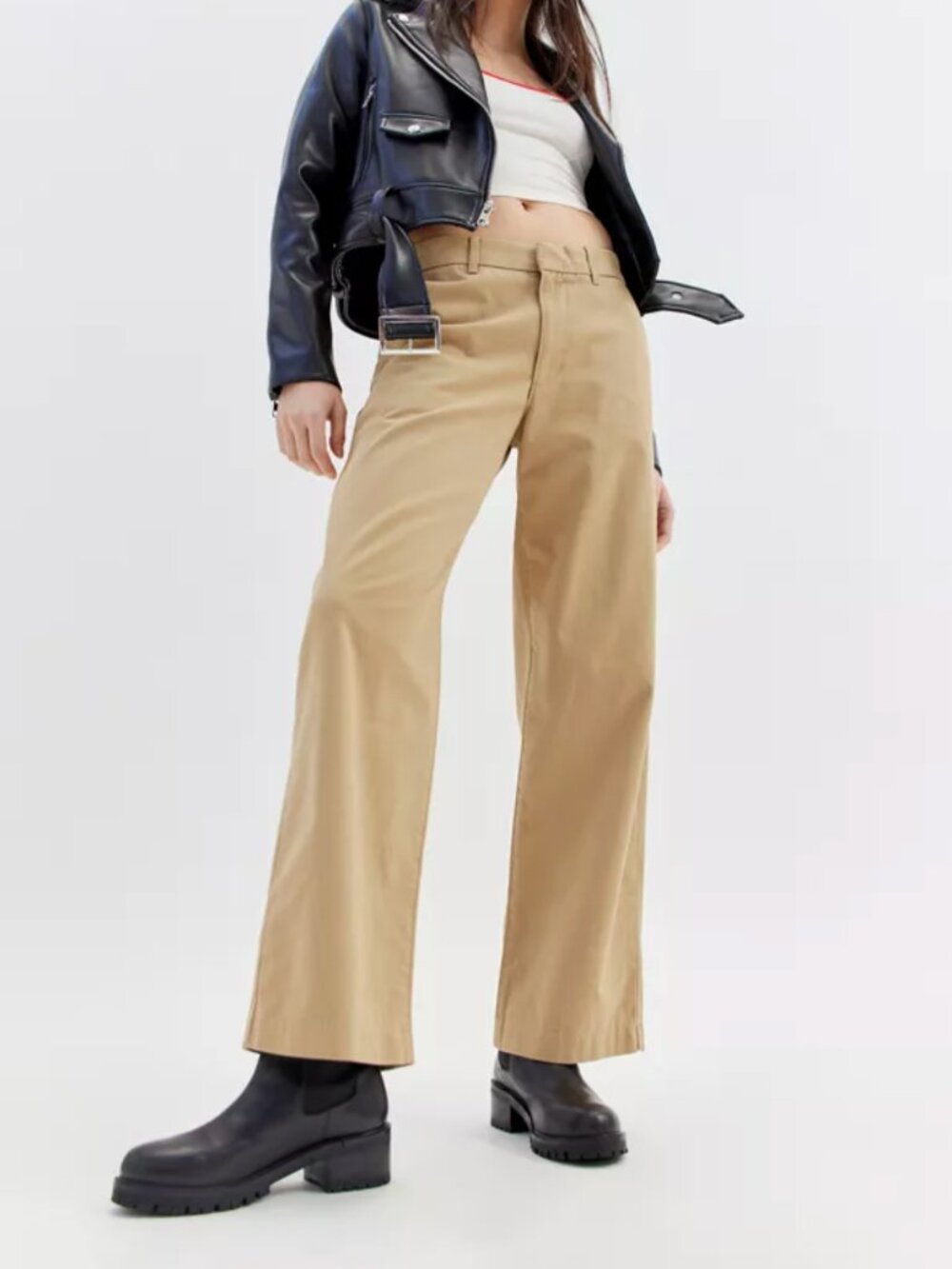 Levi's Baggy Trouser Pants – Beige – NWT (Size 27)